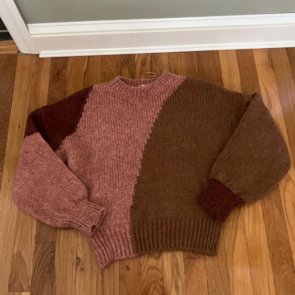 Zara Colorblock Sweater